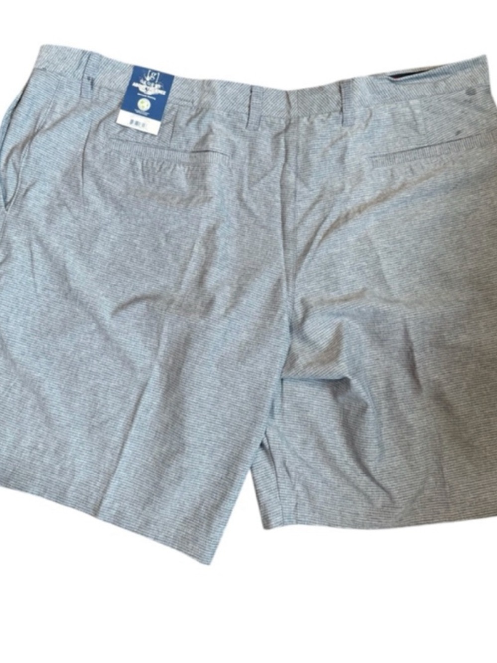 George Men's Light Gray Flat-Front Shorts - Picture 3 of 12